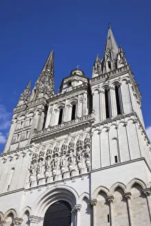 Loire Valley Gallery: France, Loire Valley, Angers Cathedral