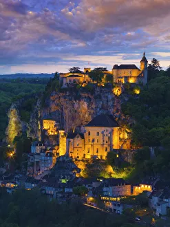 France, Lot, Midi Pyrenees, Rocamadour, Natural regional parc Causses du Quercy, UNESCO
