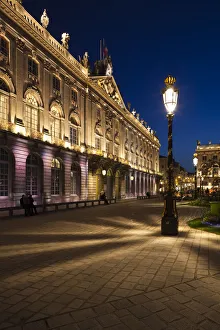 France, Meurthe-et-Moselle, Lorraine Region, Nancy, Place Stanislaus, evening