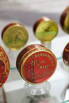 Images Dated 11th March 2011: France, Meurthe-et-Moselle, Lorraine Region, Nancy, Bergamottes de Nancy candies