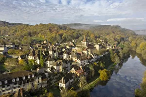 France, Midi-Pyrenees, Lot, Carennac, labelled Les Plus Beaux Villages de France