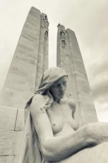 Images Dated 3rd December 2012: France, Nord-Pas de Calais Region, Vimy, Vimy Ridge National Historic Site of Canada