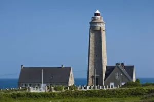 Images Dated 3rd December 2012: France, Normandy Region, Manche Department, Fermanville, Cap Levy lighthouse