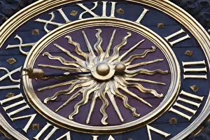 Clocks Prints: France, Normandy, Rouen, The Gros Horloge aka The Great Clock