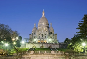 France, Paris. Basilica of Sacre Coeur, Montmartre