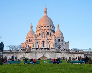 France, Paris. Basilica of Sacre Coeur, Montmartre