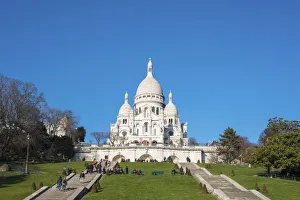 France, Paris. Basilica of Sacre Coeur, Montmartre