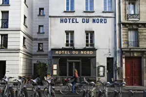 France, Paris, Canal St-Martin, Hotel du Nord