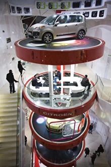 France, Paris, Citroen automobile showroom on the Champs Elysees