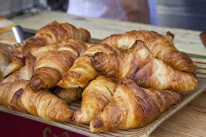 Images Dated 19th August 2010: France, Paris, Croissant Display in Patisserie Shop