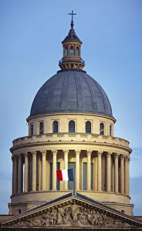 Latin Quarter Prints: France, Paris, Latin district, the Pantheon