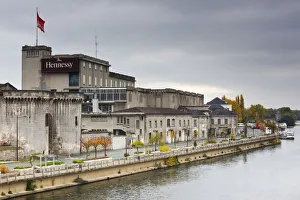 France, Poitou-Charentes Region, Charente Department, Cognac, exterior of the Hennessey