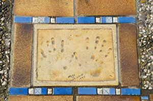 Images Dated 15th September 2008: France, Provence-Alpes-Cote d Azur, Cannes, AllAA e des Stars, Handprints of Martin