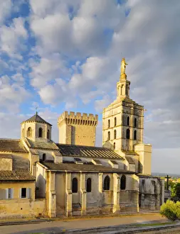 Vertical Prints: France, Provence, Avignon, Cathedral Notre-Dame-des Doms