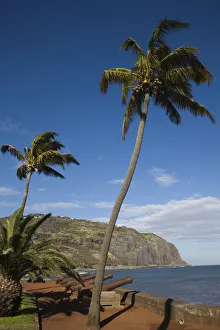 Images Dated 22nd September 2009: France, Reunion Island, St-Denis, view of La Montaigne from Le Barachois waterfront
