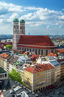 Frauenkirche Prints: Frauenkirche church, Munich, Bavaria, Germany