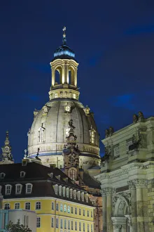 Frauenkirche Prints: Frauenkirche, Dresden, Saxony, Germany