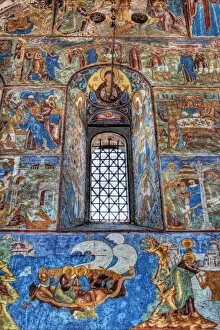 Fresco in the church of St. John the Theologian (1683), Rostov, Yaroslavl region, Russia