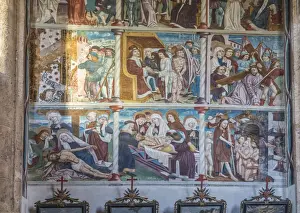 Hohe Tauern Prints: Frescoes in the pilgrimage church Maria Schnee in Obermauern, Virgental, East Tyrol