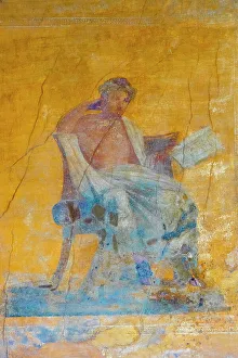 Campania Prints: Frescoes, Pompeii, Campania, Italy