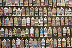 Images Dated 28th May 2008: Fridge Magnets of Amsterdam town houses, Amsterdam, Holland