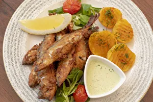 Images Dated 16th August 2019: Fried Latvian Herrings, Riga, Latvia, Northern Europe