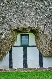 Denmark Prints: Frilandsmuseet (Open-Air Museum) is an open-air museum on the northern outskirts of Copenhagen