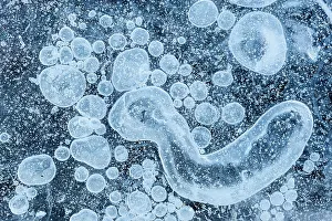 Parry Sound Prints: Frozen Bubble on Georgian Bay, Parry Sound, Ontario, Canada