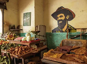 Havana Prints: Fruit and Vegetable Market at La Habana Vieja, Havana, La Habana Province, Cuba