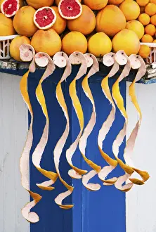 Shops Prints: Fruits for sale, Essaouira, Marrakech-Tensift-Al Haouz, Morocco