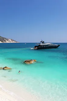 Images Dated 17th August 2022: Fteri Beach, Kefalonia, Ionian Islands, Greece