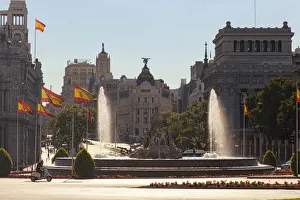 Fuente de Cibeles (Cibeles Fountain), Cibeles Square, Madrid, Spain