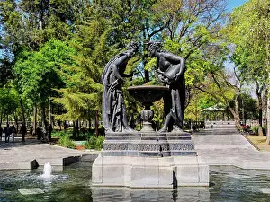 Figure Prints: Fuente de Las Danaides, fountain of the fifty daughters of Danaus