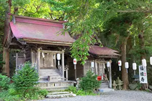 Hokkaido Prints: Funadama Jinja Shrine, Motomachi, Hakodate, Hokkaido, Japan