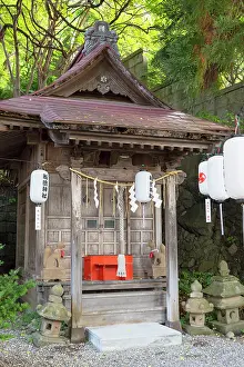 Hakodate Prints: Funadama Jinja Shrine, Motomachi, Hakodate, Hokkaido, Japan