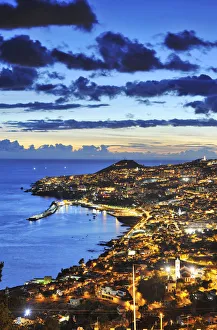 Funchal at sunset. Madeira, Portugal