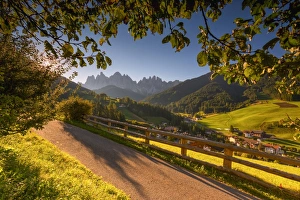 Funes valley, Bolzano province, Trentino alto Adige district, Europe, Italy