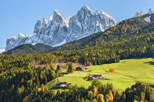 Odle Prints: Funes valley, Odle Dolomites, South Tyrol, Trentino Alto Adige, Bolzano province, Italy