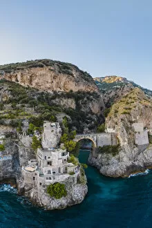Images Dated 24th September 2020: Furore fjord, Amalfi Coast, Gulf of Salerno, Salerno province, Campania, Italy