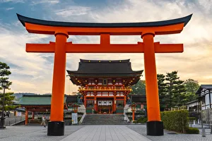 Fushimi Inari-taisha shrine, Fushimi ward, Kyoto, Kyoto prefecture, Kansai region, Japan