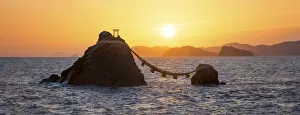 Connection Prints: Futamigaura (Wedded Rocks), Meoto Iwa, Ise, Mie Prefecture, Japan