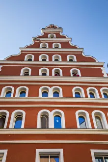 Gabled buildings, Stralsund, Baltic Coast, Mecklenburg-Western Pomerania, Germany Gabled buildings, Stralsund, Baltic Coast, Mecklenburg-Western Pomerania, Germany