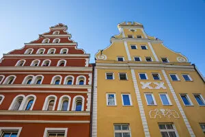 Images Dated 27th July 2021: Gabled buildings, Stralsund, Baltic Coast, Mecklenburg-Western Pomerania, Germany