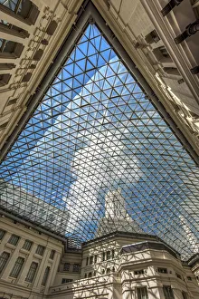 Plaza De Cibeles Prints: Galeria de Cristal, Cybele Palace, Madrid, Community of Madrid, Spain