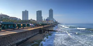 Ceylon Prints: Galle Face Green and Galle Face Beach, Colombo, Sri Lanka