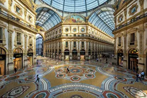 Galleria Vittorio Emanuele II shopping arcade, Milan, Lombardy, Italy