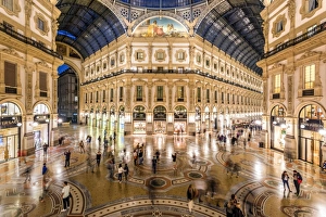 Galleria Vittorio Emanuele II shopping mall, Milan, Lombardy, Italy