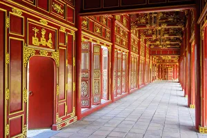Galleries of Can Chanh Palace in the Halls of the Mandarins, Imperial City, Huế