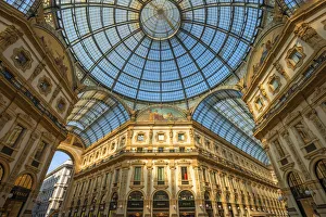 Shopping Mall Prints: Galleries Vittorio Emanuele II, Milan, Lombardy, Italy