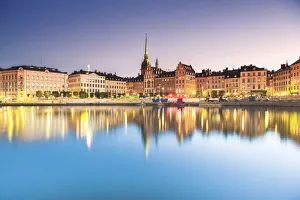 Images Dated 5th January 2017: Gamla stan, Stockholm, Sweden, Northern Europe. Cityscape at sunrise